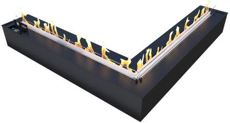 Автоматический биокамин ABC Smart Fire A3 1500 угловой